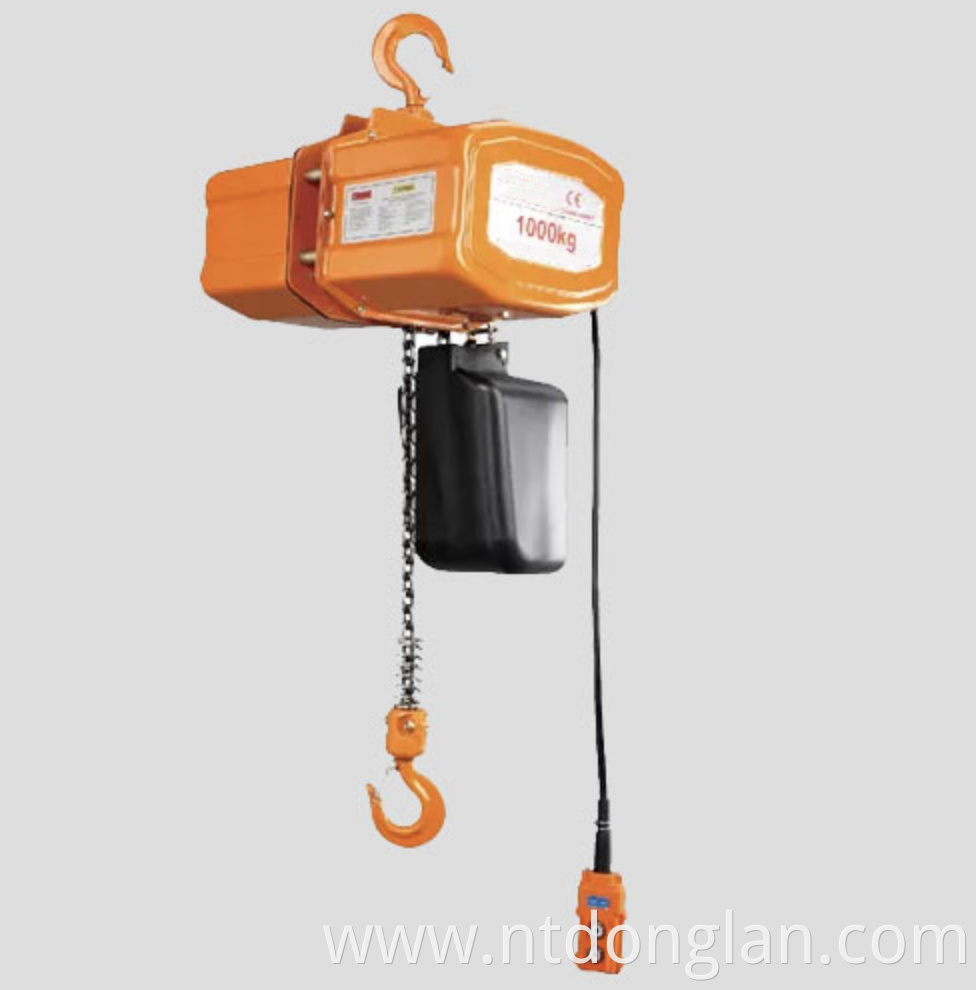 One Year Warranty Electric Chain Block 500kg - 5000kg Single PH